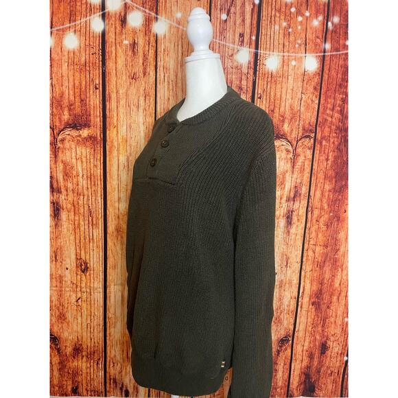 SALE!! Eddie Bauer ribbed cotton pullover sweater size large men's - Picture 2 of 8